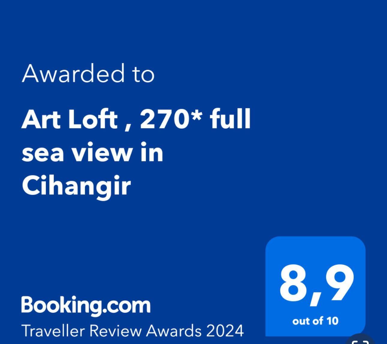 Appartement Art Loft , 270* Full Sea View In Cihangir à Istambul Extérieur photo